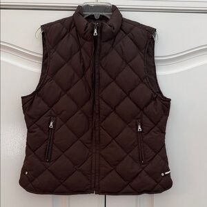 Tommy Hilfiger Brown Quilted Vest